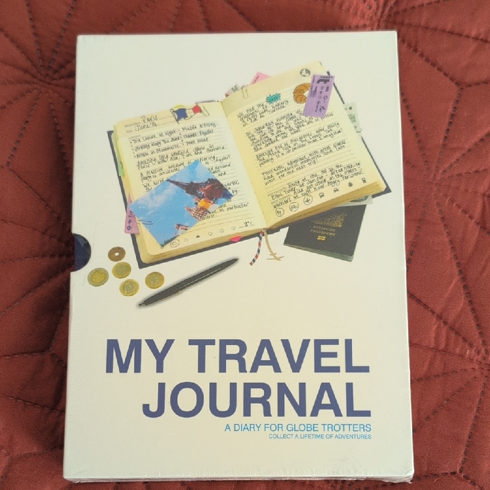 Travel Journal with Globe Trotter Design